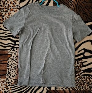 🎉Wonder Nation Boy's Gray Short Sleeve Shirt, Size: Small (6/7)